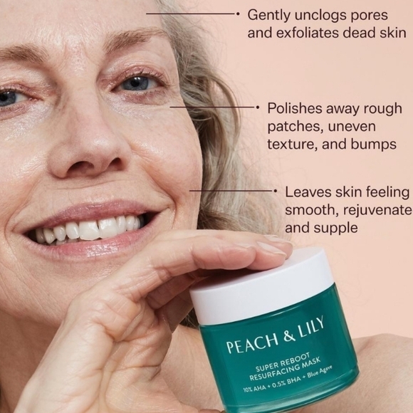 Peach & Lily Bundle FULL SIZE Super Reboot Resurfacing Mask +samples siz… - Picture 7 of 15